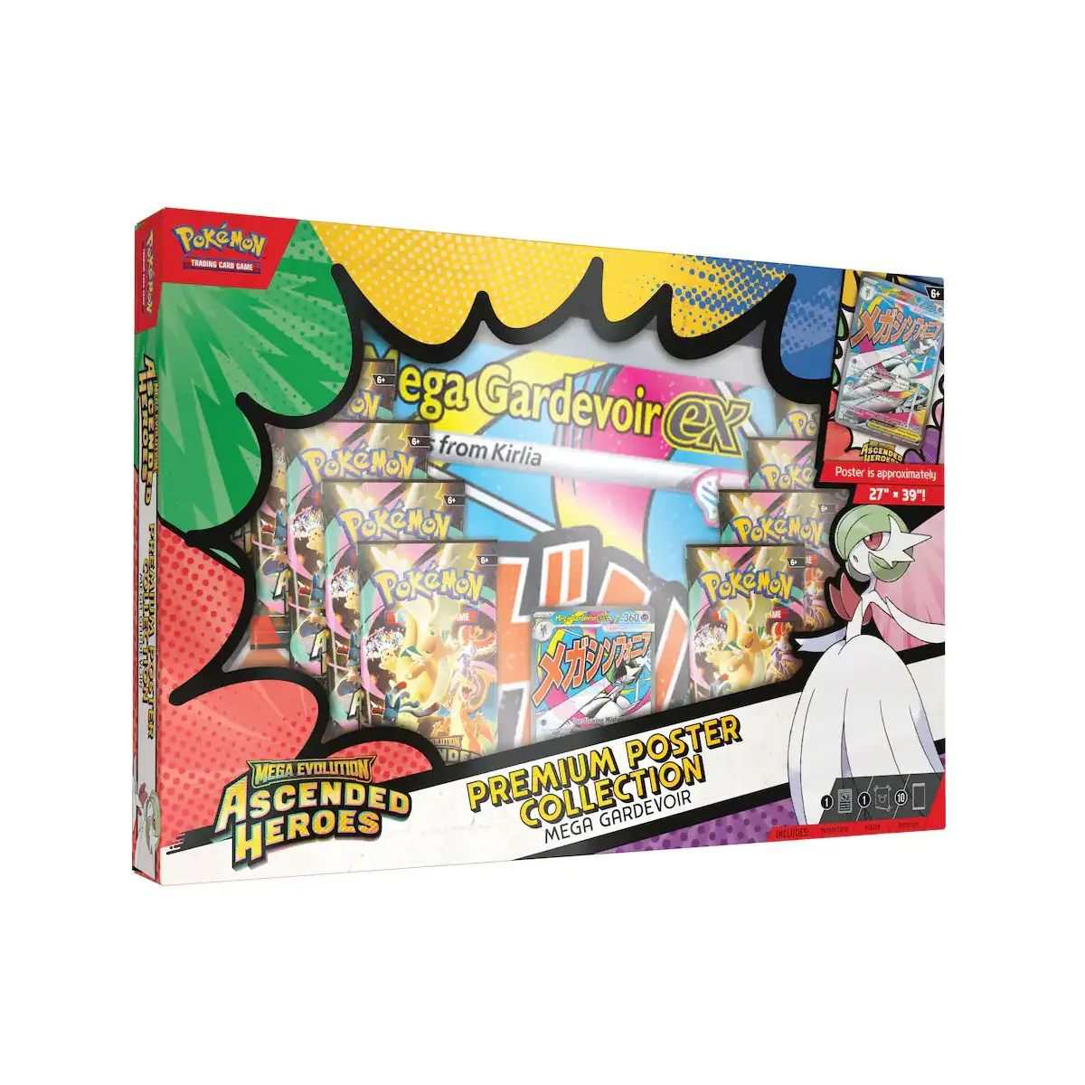 Pokémon TCG - Ascended Heroes Premium Poster Collection (Gardevoir)